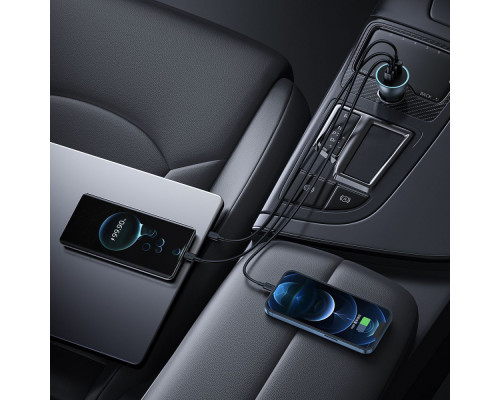 АЗП Baseus Golden Contactor Pro GaN 65W USB + 2xType-C dark gray 2001001965518 6932172636456