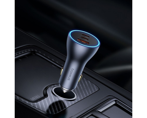 АЗП Baseus Golden Contactor Pro GaN 65W USB + 2xType-C dark gray 2001001965518 6932172636456