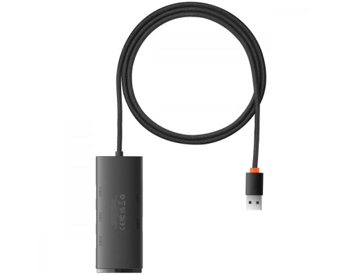 USB-Хаб Baseus Lite Series 4-Port (USB-A to USB 3.0*4) 2m black 2003000272611 6932172606220