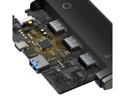 USB-Хаб Baseus Lite Series 4-Port (USB-A to USB 3.0*4) 2m black 2003000272611 6932172606220