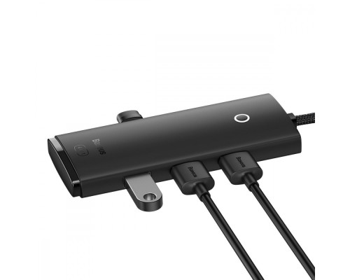USB-Хаб Baseus Lite Series 4-Port (USB-A to USB 3.0*4) 2m black 2003000272611 6932172606220