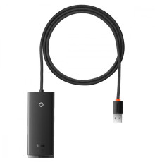 USB-Хаб Baseus Lite Series 4-Port (USB-A to USB 3.0*4) 2m black 2003000272611 6932172606220