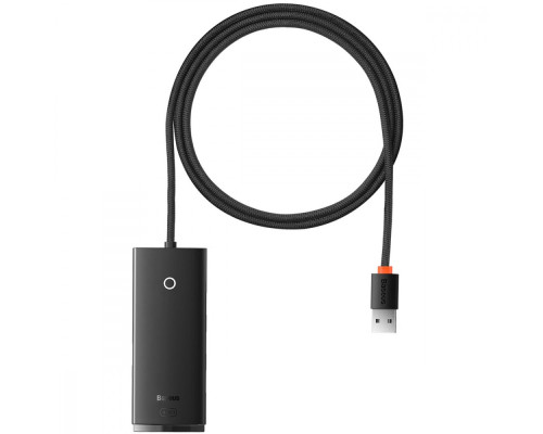 USB-Хаб Baseus Lite Series 4-Port (USB-A to USB 3.0*4) 2m black 2003000272611 6932172606220