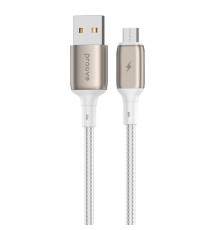 Кабель Proove Dense Metal Micro USB 2.4A (1m) white