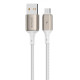 Кабель Proove Dense Metal Micro USB 2.4A (1m) white