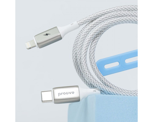 Кабель Proove Dense Metal Micro USB 2.4A (1m) white