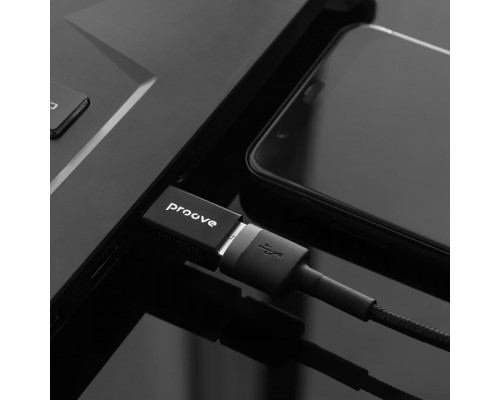 Перехідник OTG Proove Extension USB to Type-C black