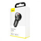 АЗП Baseus Digital Display Dual USB 4.8A Car Charger 24W with Three Primary Colors 3-in-1 gray