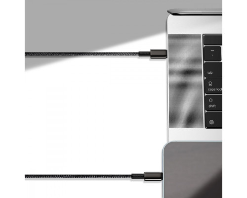Кабель Baseus Tungsten Gold Fast Charging Type-C to Type-C 100W (2m) blue