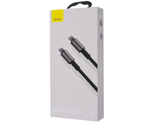 Кабель Baseus Tungsten Gold Fast Charging Type-C to Type-C 100W (2m) blue