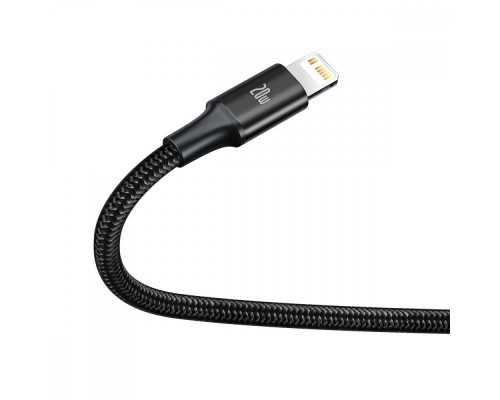 Кабель Baseus Rapid Series 3 in 1 Fast Charging Type-C to Micro USB+Lightning+Type-C 20W (1.5m) black 2003000310610 6953156204294