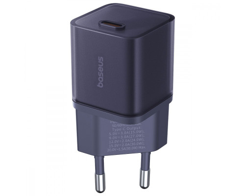 МЗП Baseus GaN5S 30W (Type-C) purple