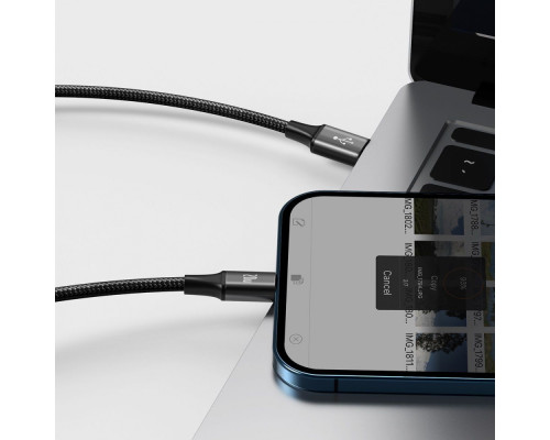 Кабель Baseus Rapid Series 3 in 1 Fast Charging Type-C to Micro USB+Lightning+Type-C 20W (1.5m) black 2003000310610 6953156204294