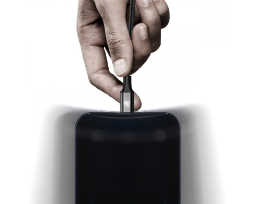 Кабель Baseus Rapid Series 3 in 1 Fast Charging Type-C to Micro USB+Lightning+Type-C 20W (1.5m) black 2003000310610 6953156204294