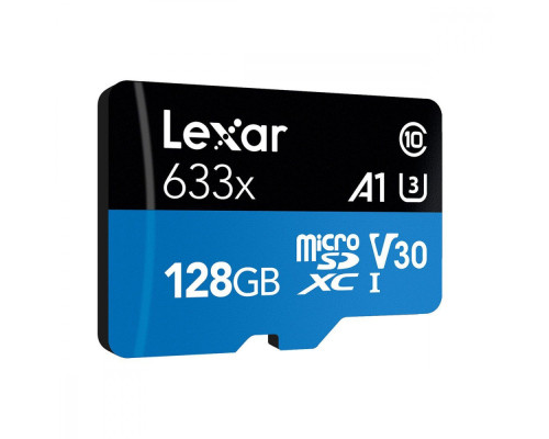 Накопичувач Micro SDXC Card LEXAR 633x (Class 10 UHS-I U3) 128GB