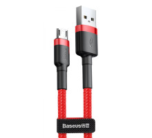 Кабель Baseus Cafule Micro USB 2.4A (1m) red 2001000100583 6953156280328