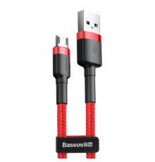 Кабель Baseus Cafule Micro USB 2.4A (1m) red