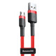 Кабель Baseus Cafule Micro USB 2.4A (1m) red