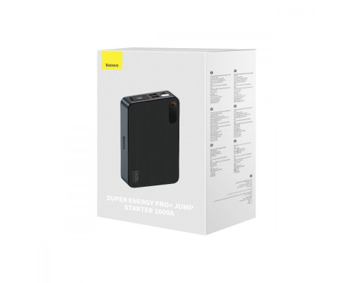 Пусковий Пристрій Baseus Super Energy Pro Car Jump Starter 1600A black 2003000198041 6932172620219