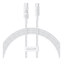 Кабель Baseus Gem Fast-Charging Data Cable Type-C to Type-C 100W 1m white 2003000159509 6932172658793
