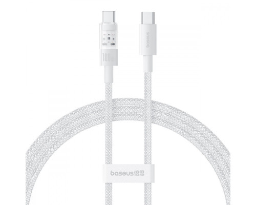 Кабель Baseus Gem Fast-Charging Data Cable Type-C to Type-C 100W 1m white 2003000159509 6932172658793