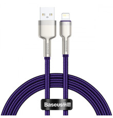 Кабель Baseus Cafule Metal Lightning 2.4A (2m) purple