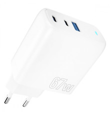 МЗП Proove Shot GaN 67W (2Type-C + USB) white 2001001314262 6901116123093