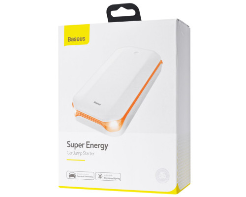 Пусковий Пристрій Baseus Super Energy Car Jump Starter 8000 mAh white