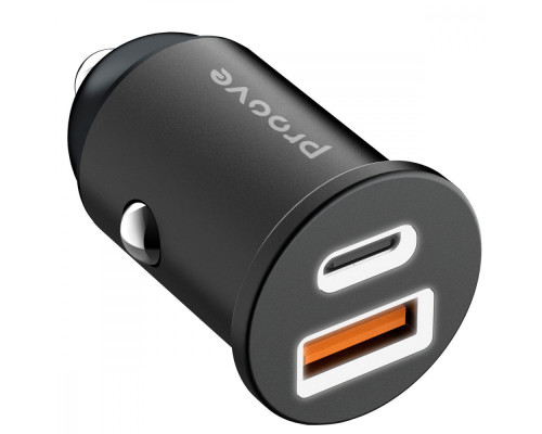 АЗП Proove Tiny Power 30W (Type-C + USB) black 2003000181180 6901111310214