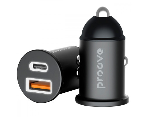 АЗП Proove Tiny Power 30W (Type-C + USB) black 2003000181180 6901111310214