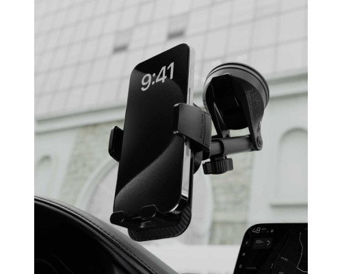 Автомобільний тримач Proove Carbon Clamp Suction Type Car Mount black 2003000298796 6901115681686