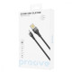 Кабель Proove Double Way Silicone Micro USB 2.4A (1m) black