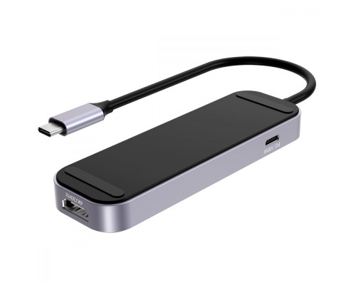 Type-C-Хаб Proove Shadow (2*USB3.0 + Type-C + PD100W + HDMI) dark gray 2003000181234 6901115811724