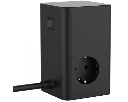 Мережевий фільтр Proove Power Cube 65W (3xAC + 2xType-C + 1xUSB) 1.5m black 2003000228366 6901118456229
