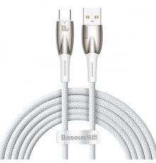 Кабель Baseus Glimmer Series Fast Charging Type-C 100W (2m) white 2001000810680 6932172618018