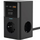 Мережевий фільтр Proove Power Cube 65W (3xAC + 2xType-C + 1xUSB) 1.5m black 2003000228366 6901118456229