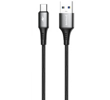 Кабель Proove WireX USB to Type-C 3A (1m) black 2003000238730 6901113544860