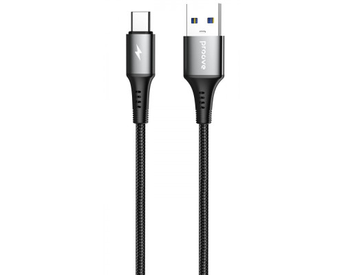 Кабель Proove WireX USB to Type-C 3A (1m) black 2003000238730 6901113544860