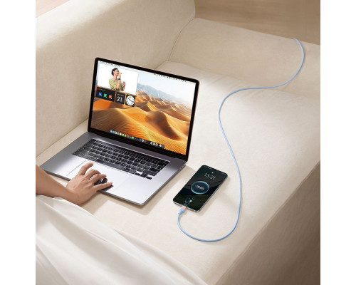 Кабель Baseus Discolor Series Fast Charging Type-C 100W (1m) blue 2003000197860 6932172668167