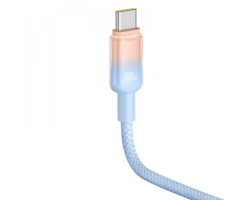 Кабель Baseus Discolor Series Fast Charging Type-C 100W (1m) blue 2003000197860 6932172668167