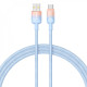 Кабель Baseus Discolor Series Fast Charging Type-C 100W (1m) blue 2003000197860 6932172668167