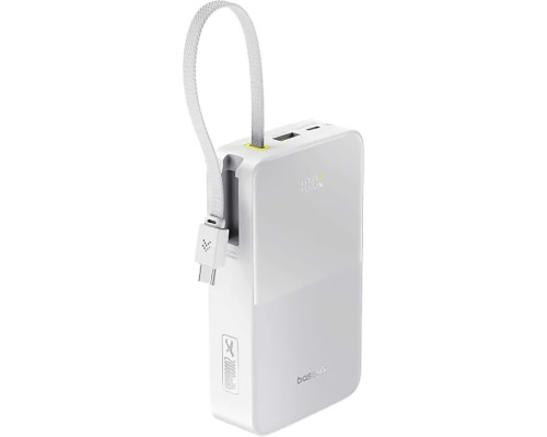 Портативна Батарея Baseus EnerFill Bipow2 Pro 22.5W 20000mAh white 2003000273786 6932172691882