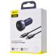 АЗП Baseus Particular PPS 65W USB + Type-C (with Cable Type-C to Type-C 100W) gray