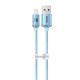 Кабель Baseus Crystal Shine Series Lightning 2.4A (2m) sky blue