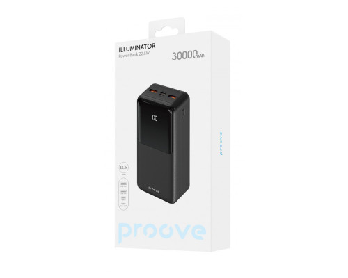 Портативна Батарея Proove Illuminator 22.5W 30000mAh black