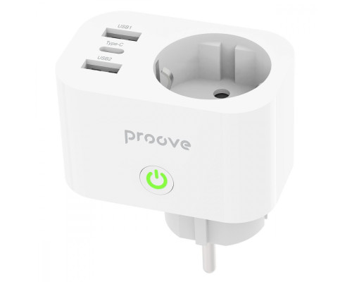 Розумна розетка Proove Rapid Smart Socket PD-02 EU 1AC white 2001001823429 6901114826224