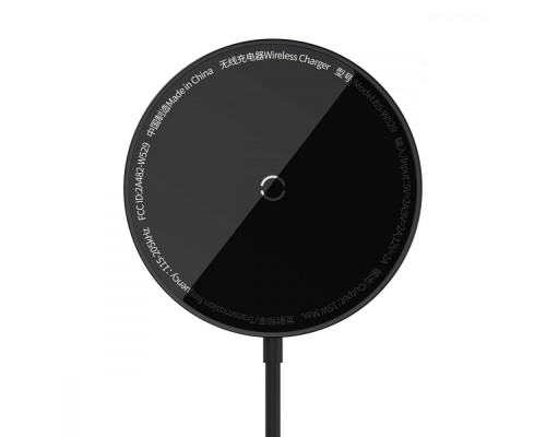 Бездротовий ЗП Baseus Simple Mini3 Magnetic Wireless Charger 15W black