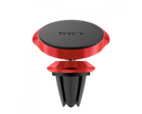 Автомобільний тримач Baseus Small Ears Series Magnetic Suction Bracket Air Outlet Type red