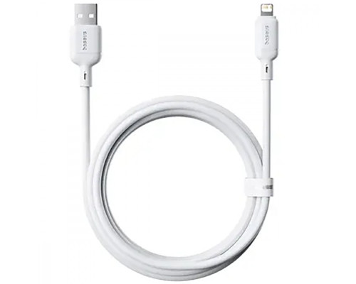 Кабель Baseus Silky Series Fast Charging Lightning 2.4A (2m) white 2003000230772 6932172668785
