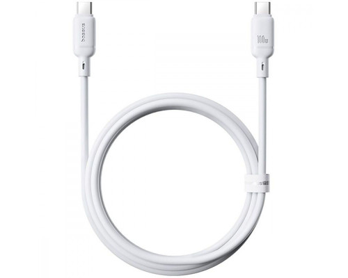 Кабель Baseus Silky Series Fast Charging Type-C to Type-C 100W (1m) blue 2003000229301 6932172668877